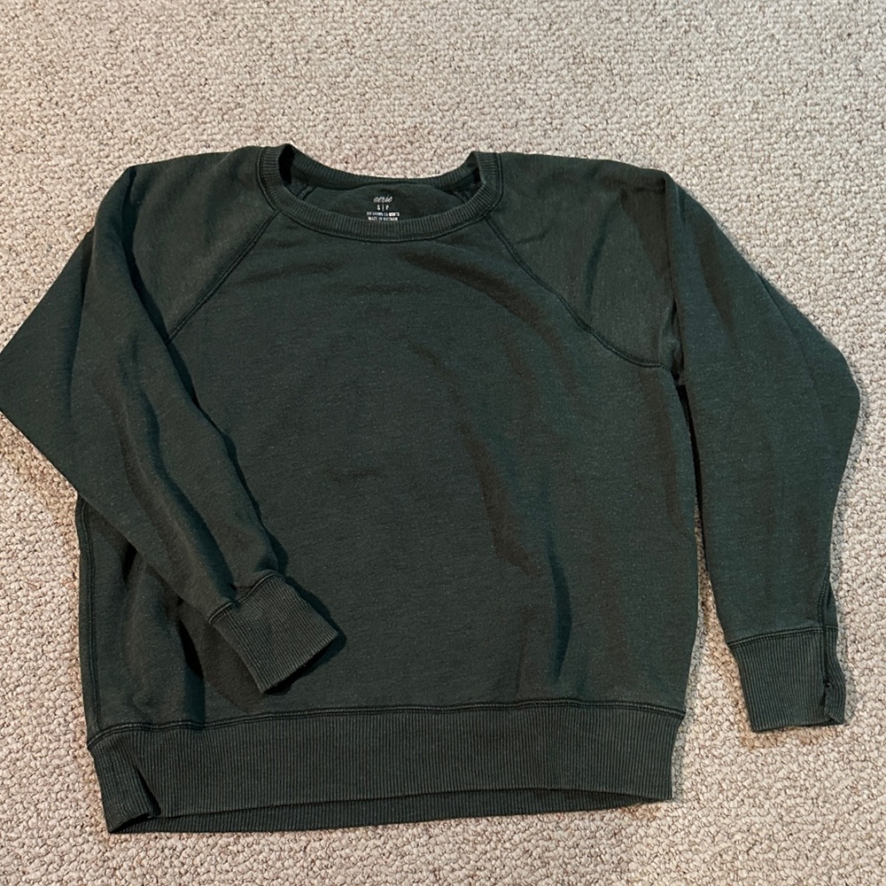 Aerie Dark Green Sweatshirt